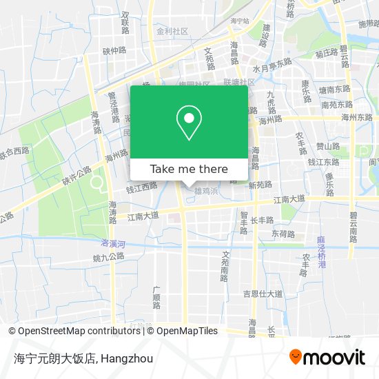 海宁元朗大饭店 map