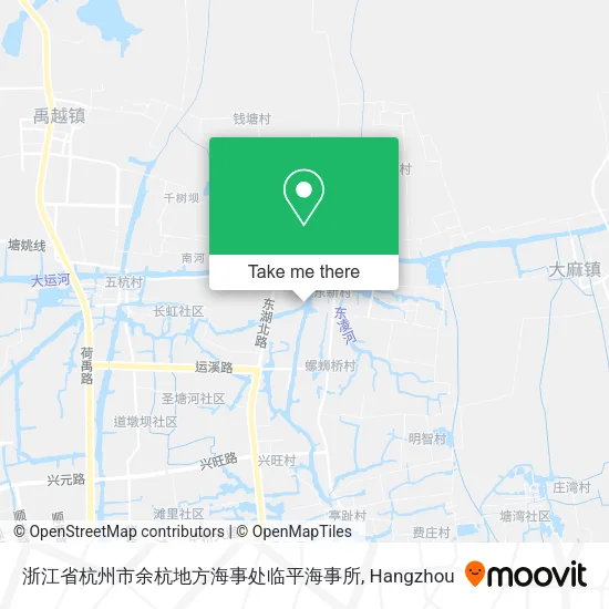 浙江省杭州市余杭地方海事处临平海事所 map