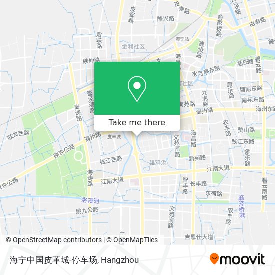 海宁中国皮革城-停车场 map