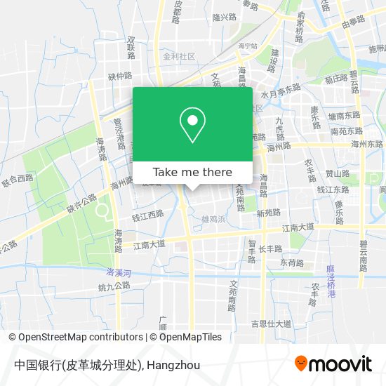 中国银行(皮革城分理处) map