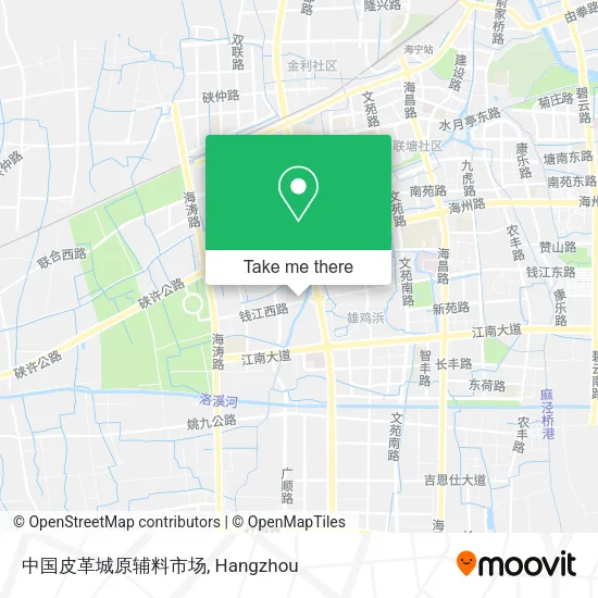 中国皮革城原辅料市场 map
