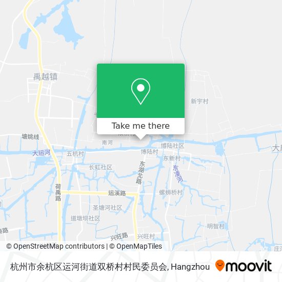 杭州市余杭区运河街道双桥村村民委员会 map
