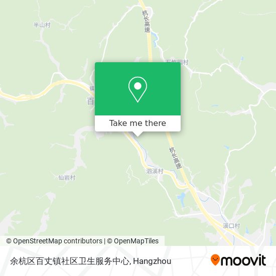 余杭区百丈镇社区卫生服务中心 map