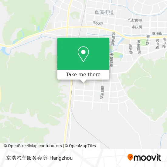 京浩汽车服务会所 map