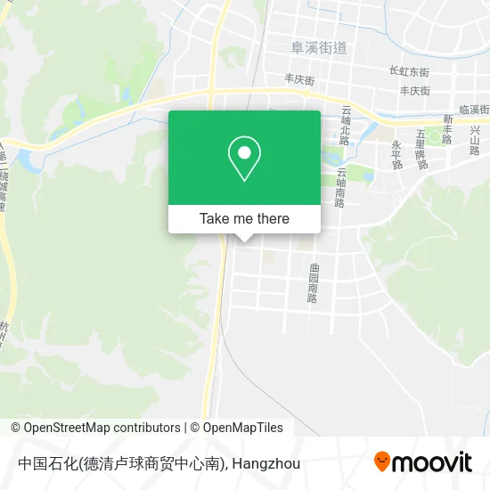 中国石化(德清卢球商贸中心南) map