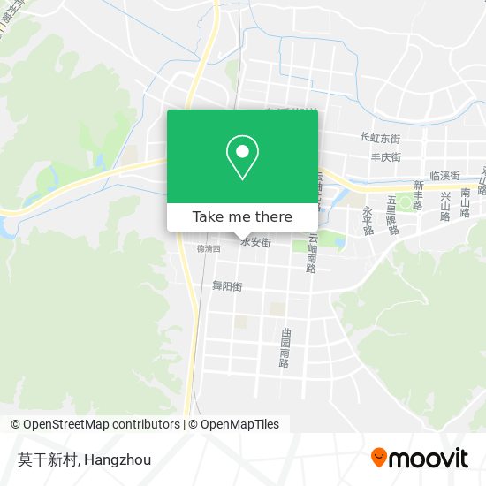 莫干新村 map
