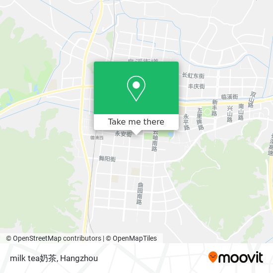 milk tea奶茶 map
