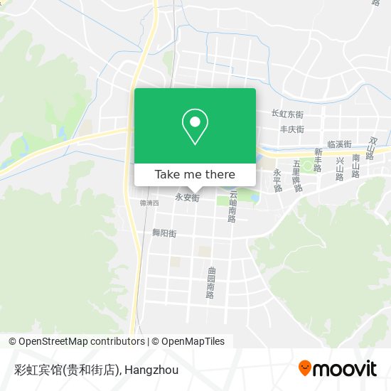 彩虹宾馆(贵和街店) map