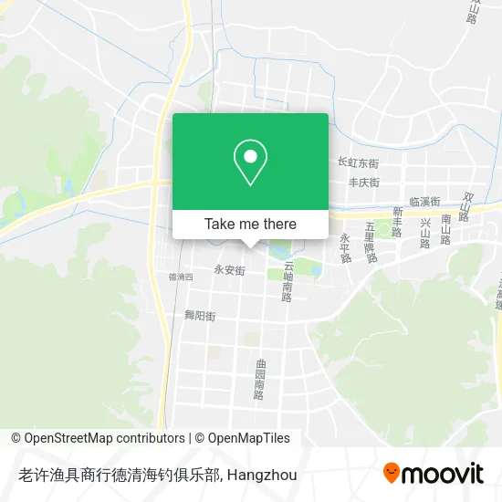 老许渔具商行德清海钓俱乐部 map