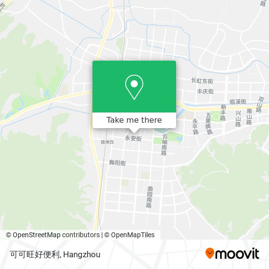 可可旺好便利 map