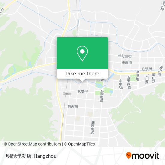 明靓理发店 map