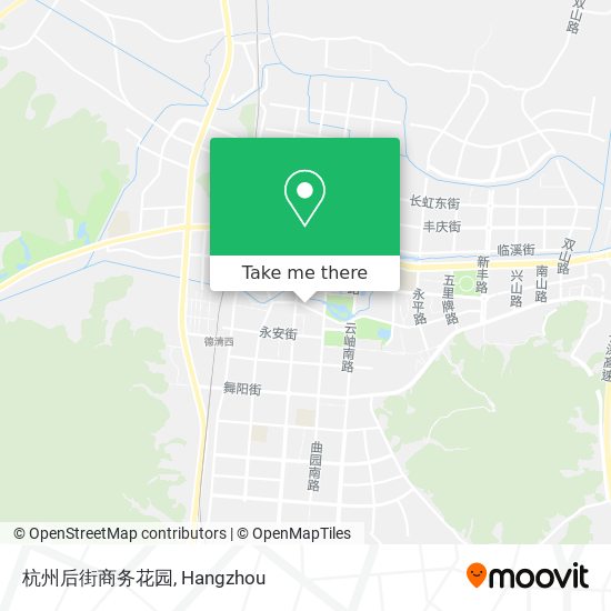 杭州后街商务花园 map