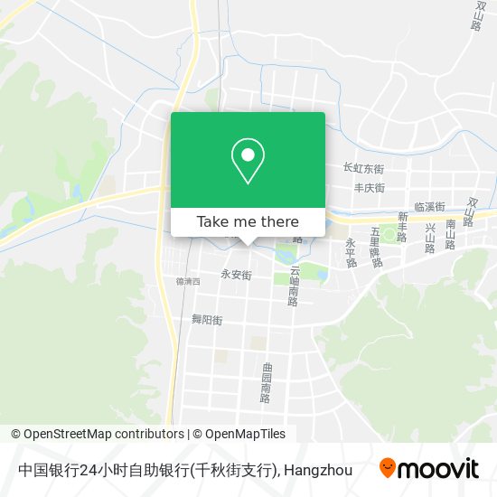 中国银行24小时自助银行(千秋街支行) map