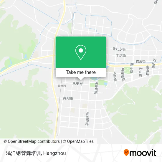 鸿洋钢管舞培训 map