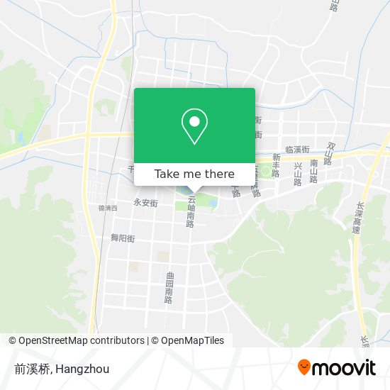 前溪桥 map