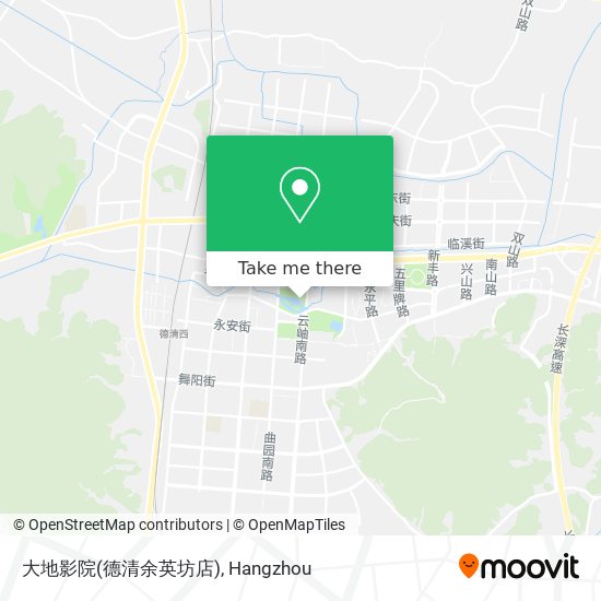 大地影院(德清余英坊店) map