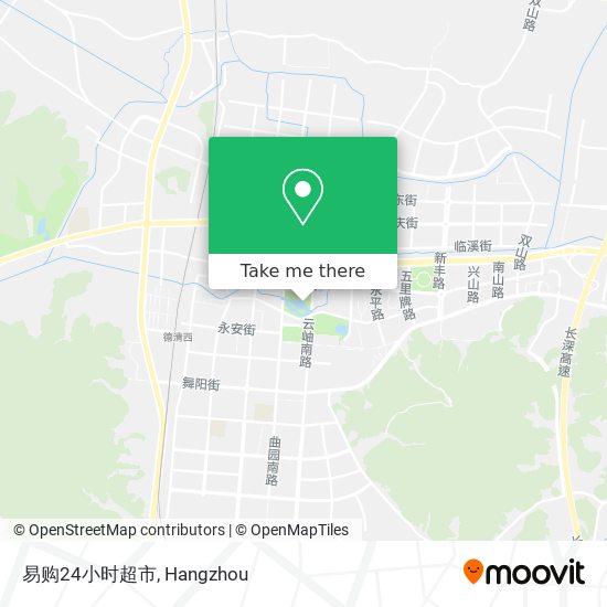 易购24小时超市 map