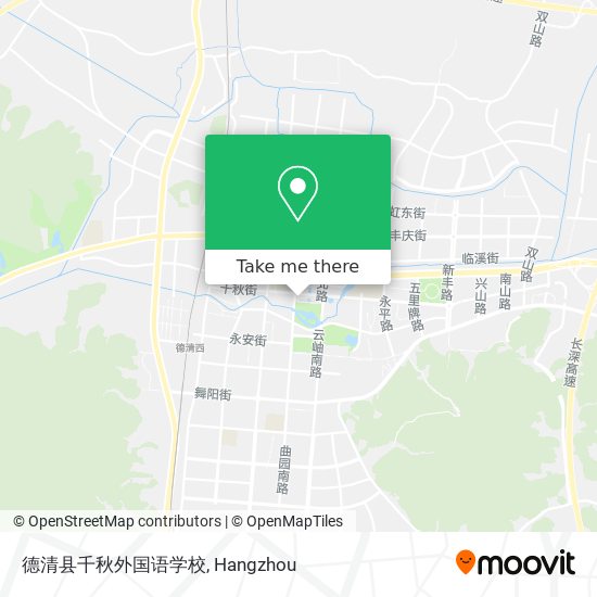 德清县千秋外国语学校 map