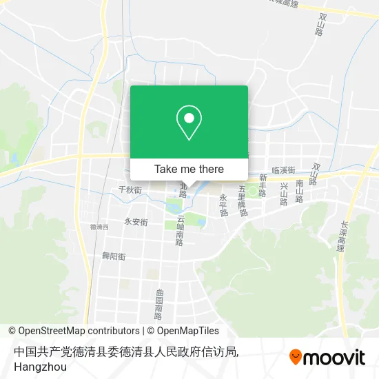 中国共产党德清县委德清县人民政府信访局 map