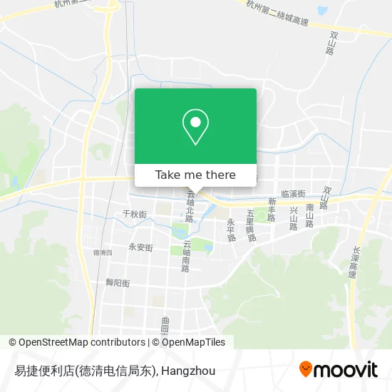 易捷便利店(德清电信局东) map