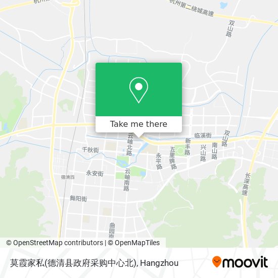 莫霞家私(德清县政府采购中心北) map