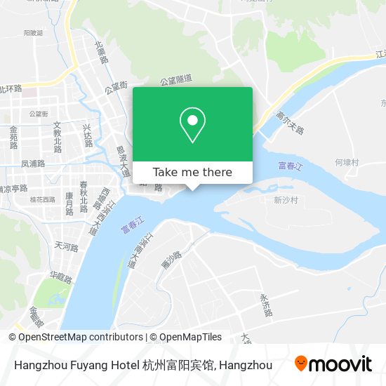 Hangzhou Fuyang Hotel 杭州富阳宾馆 map
