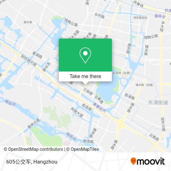 605公交车 map