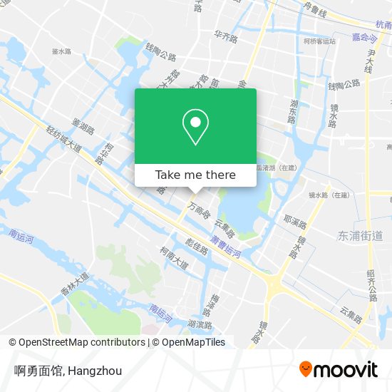 啊勇面馆 map
