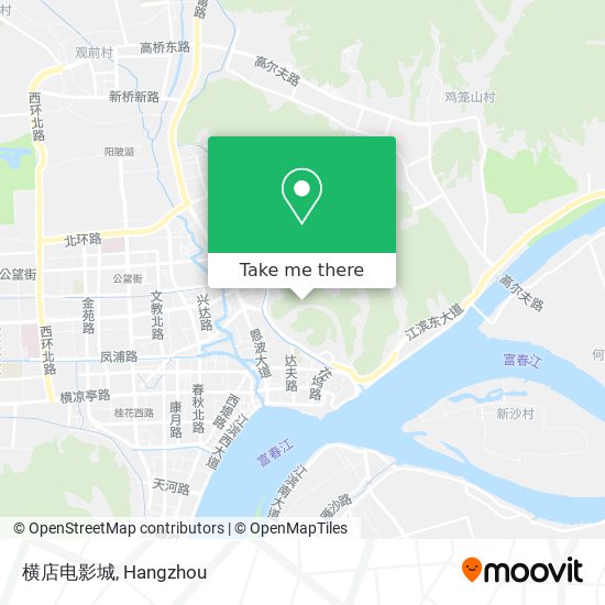 横店电影城 map