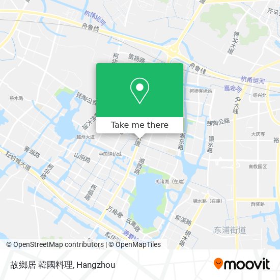 故鄉居  韓國料理 map
