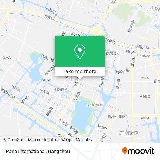 Pana International map