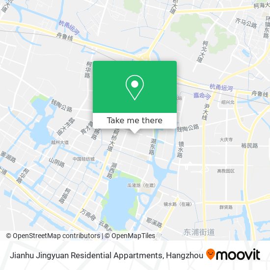 Jianhu Jingyuan Residential Appartments map