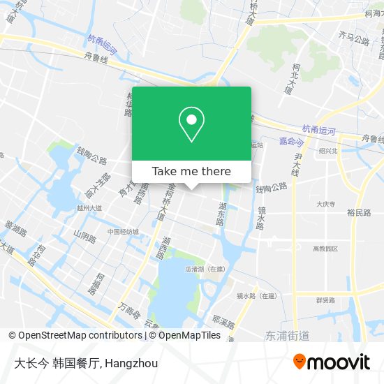 大长今 韩国餐厅 map
