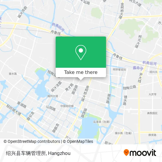 绍兴县车辆管理所 map