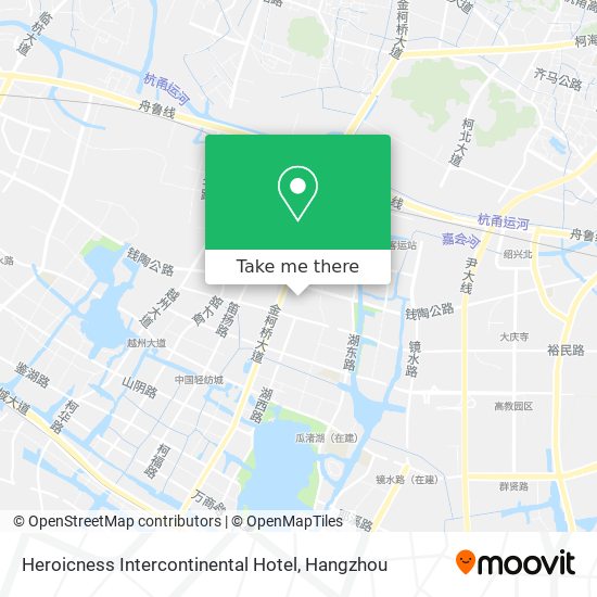 Heroicness Intercontinental Hotel map