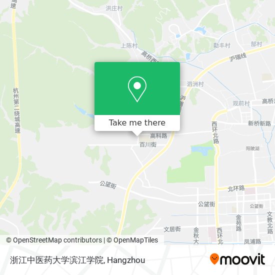浙江中医药大学滨江学院 map