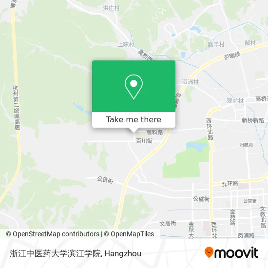 浙江中医药大学滨江学院 map