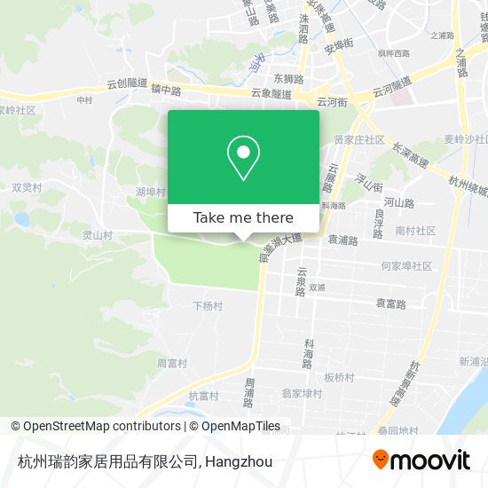 杭州瑞韵家居用品有限公司 map