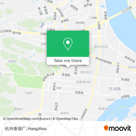 杭州卷烟厂 map