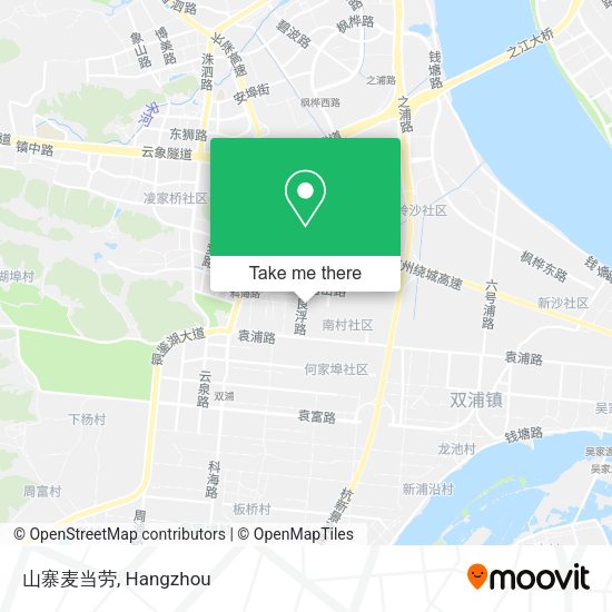 山寨麦当劳 map