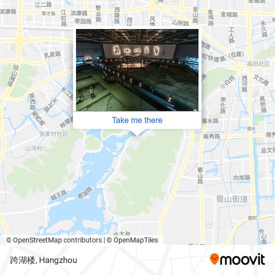 跨湖楼 map