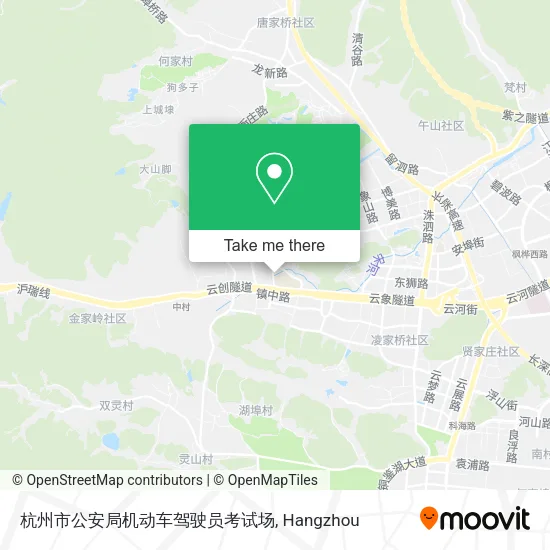 杭州市公安局机动车驾驶员考试场 map