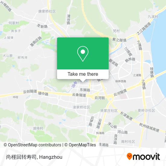 尚槿回转寿司 map