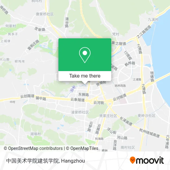 中国美术学院建筑学院 map
