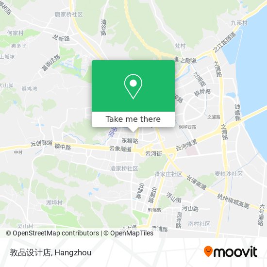 敦品设计店 map