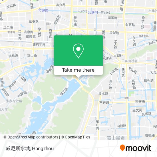 威尼斯水城 map