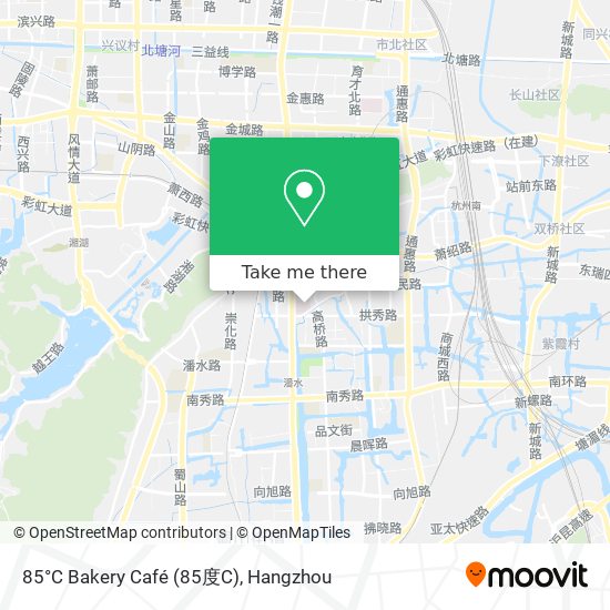 85°C Bakery Café (85度C) map