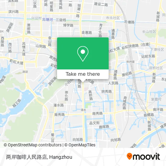 两岸咖啡人民路店 map