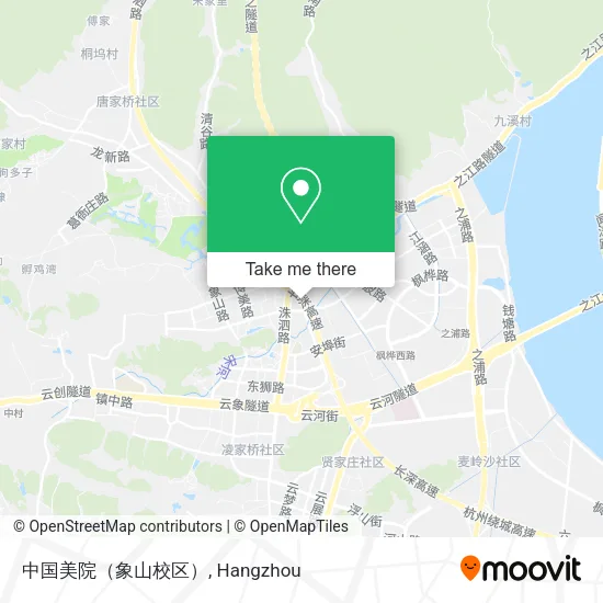 中国美院（象山校区） map