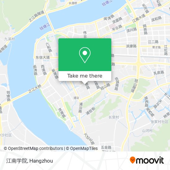 江南学院 map
